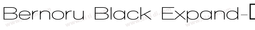 Bernoru Black Expand字体转换